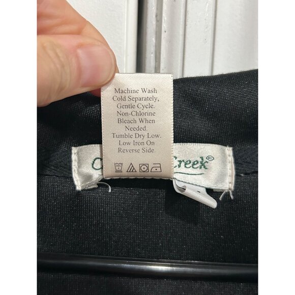 Coldwater Creek Womens Floral Zip-Up Hoodie Jacket Multicolor Size 1X - Picture 7 of 8